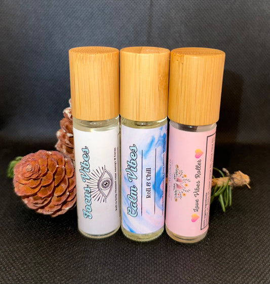 The Vibe Pack: Love, Calm & Focus Essential Oil Rollers