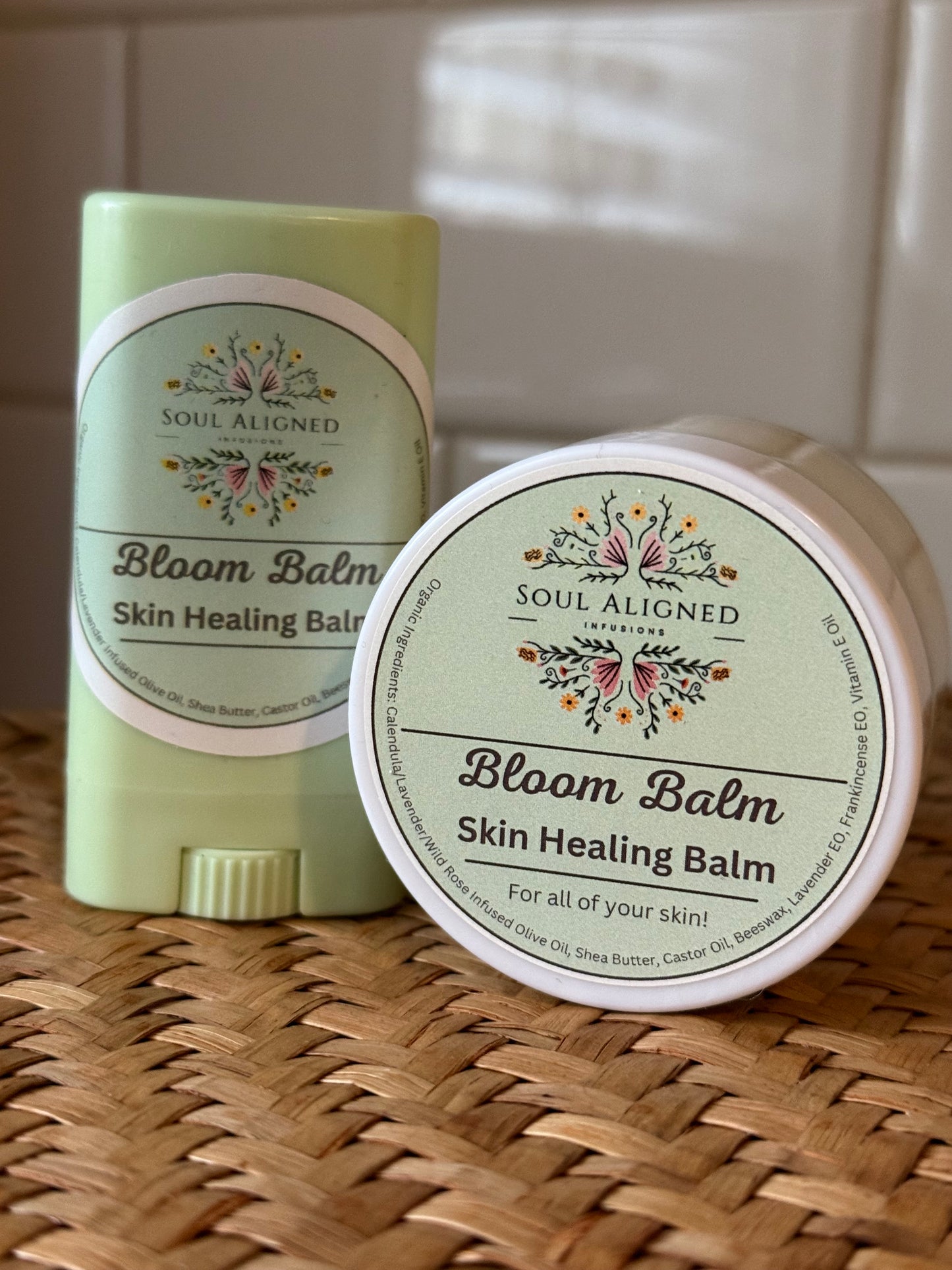 Bloom Balm Healing Duo - Your Complete Skin & Soul Ritual. The beloved balm, plus the new on-the-go stick.