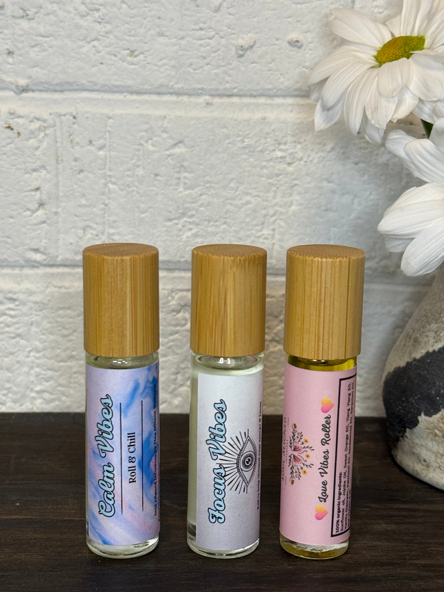 The Vibe Pack: Love, Calm & Focus Essential Oil Rollers