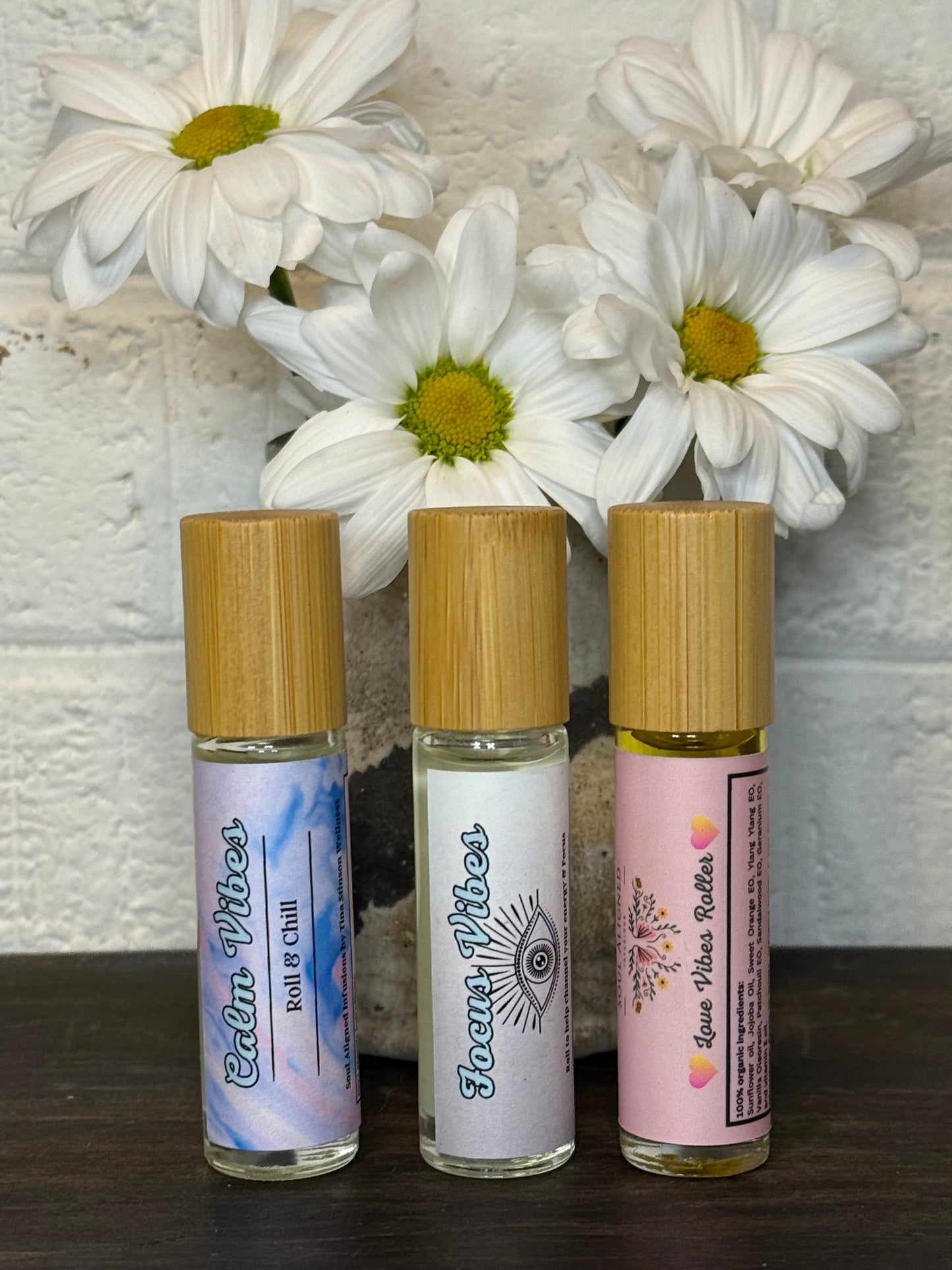 The Vibe Pack: Love, Calm & Focus Essential Oil Rollers